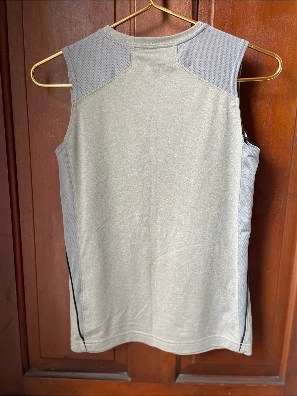 Nike dri fit boys medium sleeveless gray athletic tank top